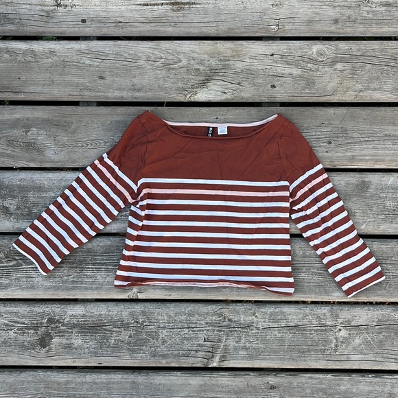 Striped Sailor Style Shirt - Picture 1 of 4
